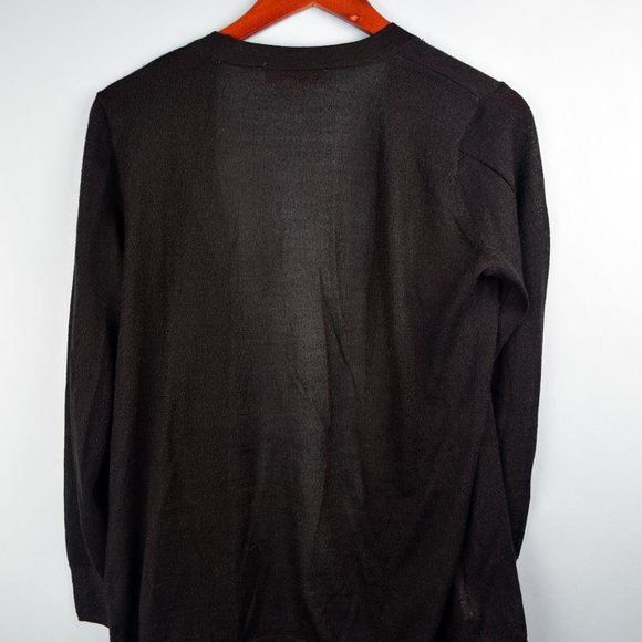 LOFT Black Open Cardigan - Picture 4 of 5